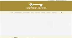 Desktop Screenshot of copperbuilders.com